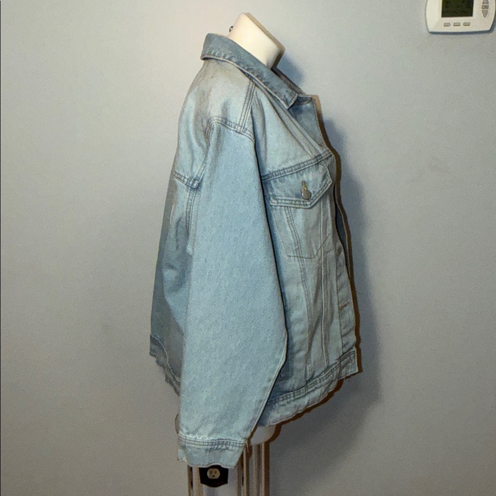 Isabel by Ingrid & Isabel denim “Mama” maternity jacket. NWT. X-Large. - Picture 11 of 16